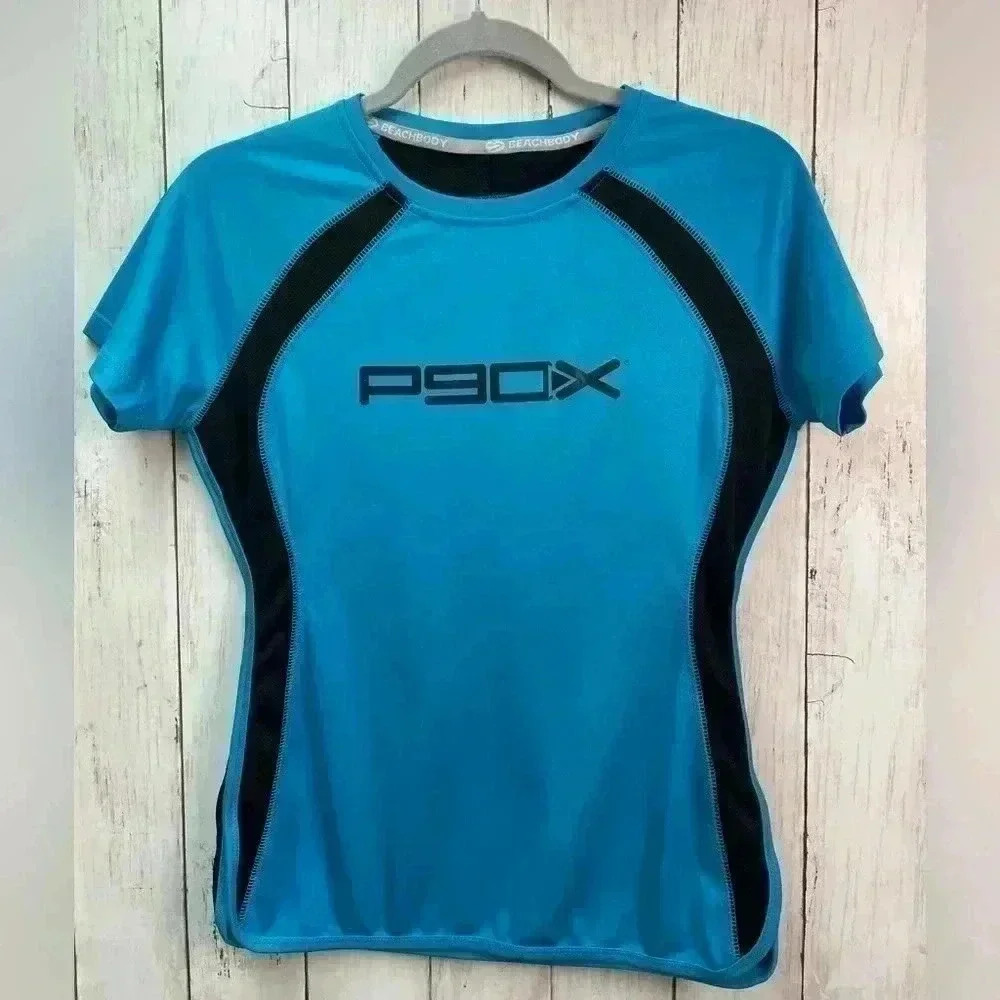 P90X Blue Shirt Size Small Athletic/Workout